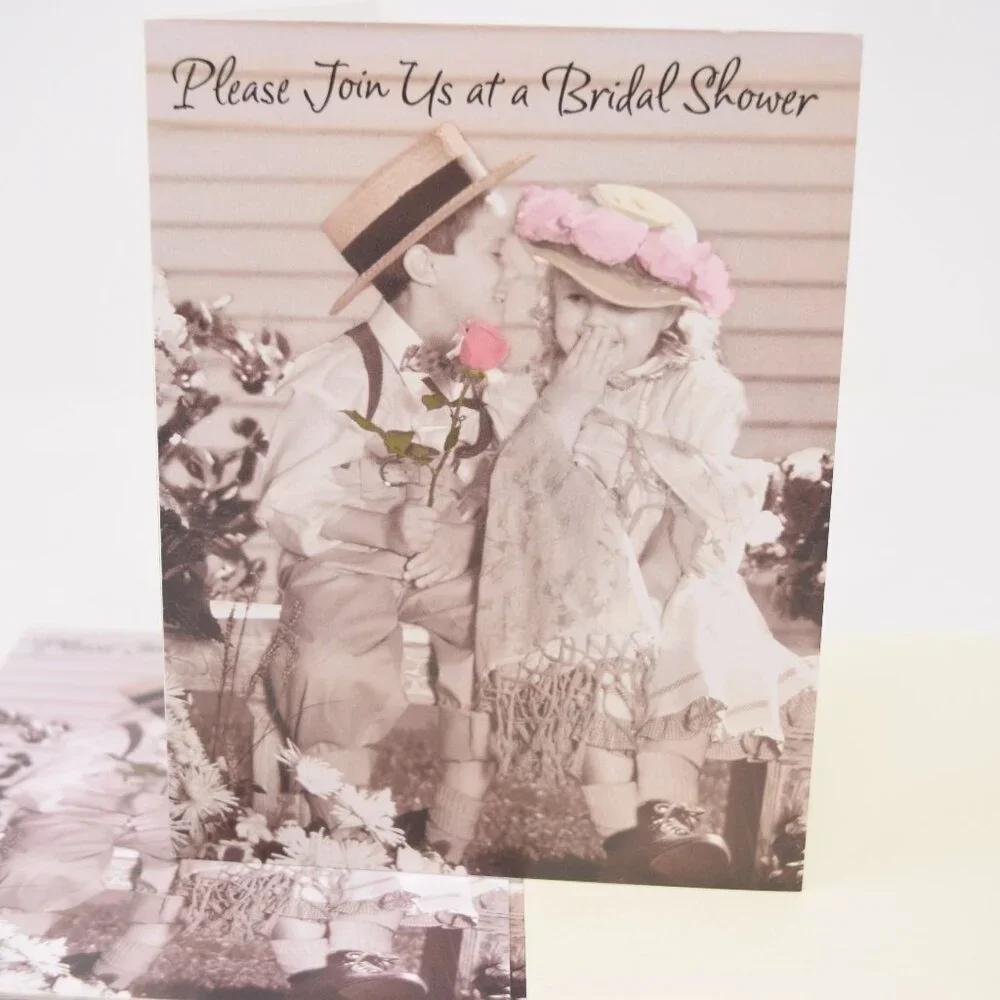 2005 American Greetings Bridal Shower Invitation Kim Anderson 17 Count Sweet Lov